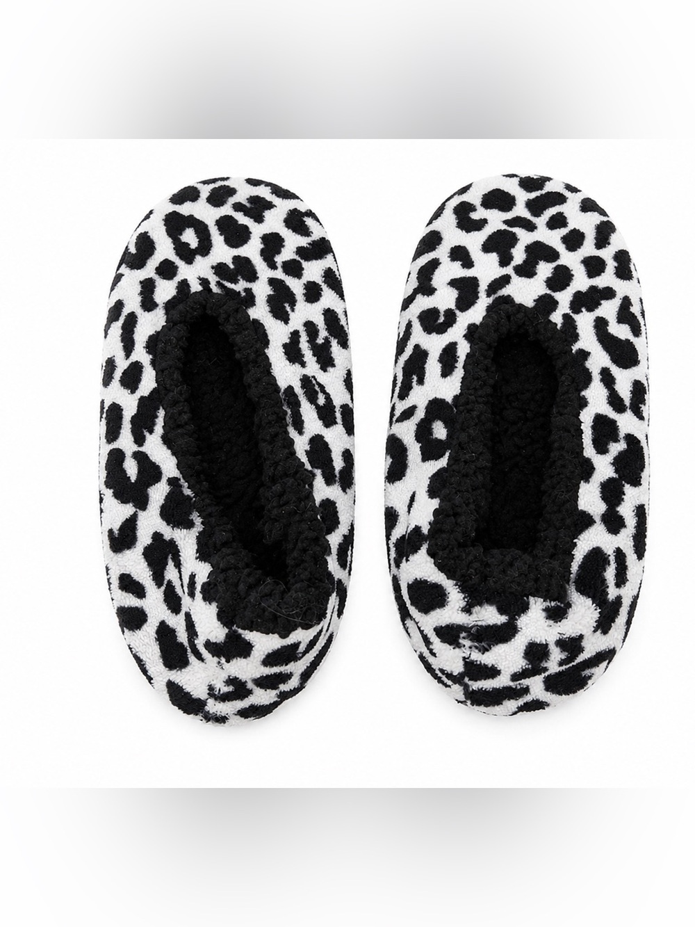 Isaac Mizrahi New York Leopard Print Fleece-Lined Slippers Sm Cozy House Shoes